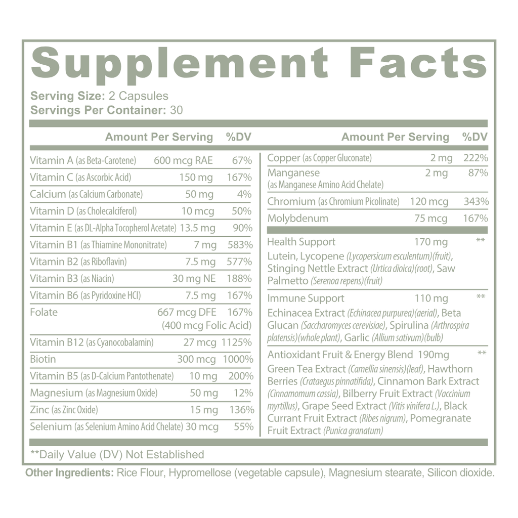 ElevateGLP Complete Multivitamin