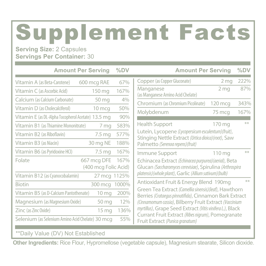 ElevateGLP Complete Multivitamin