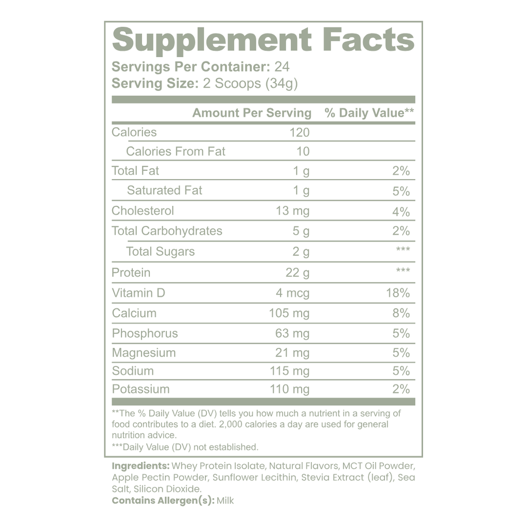 Elevate GLP Advanced 100% Whey Protein Isolate — Vanilla