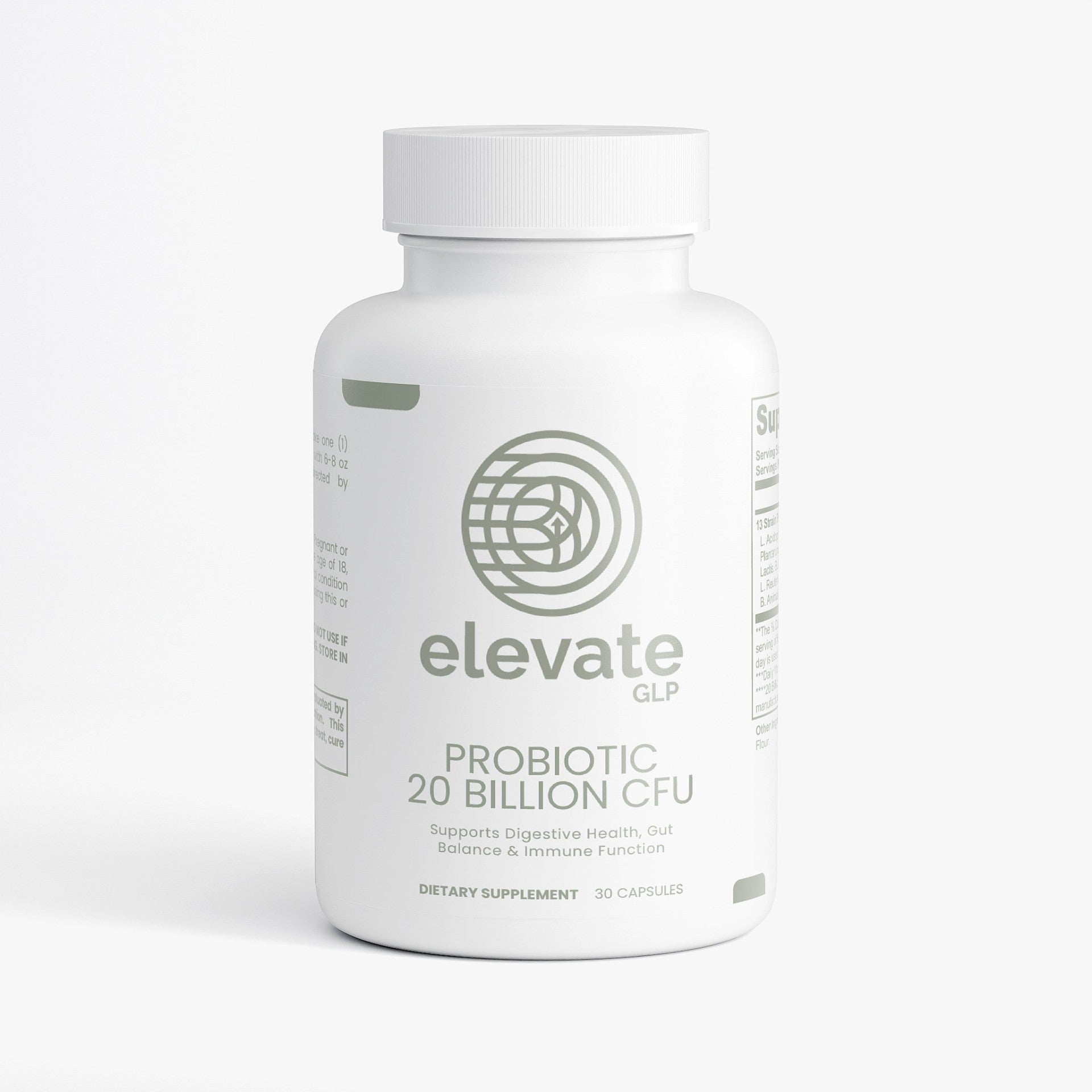 Elevate GLP Probiotic 20 Billion CFU – 30 capsules